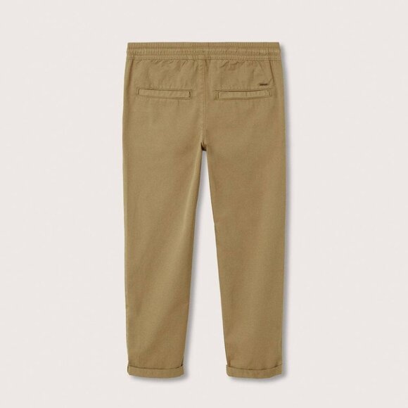 MANGOKIDS Elastic-Waist Straight Pants 7 - Picture 4 of 10